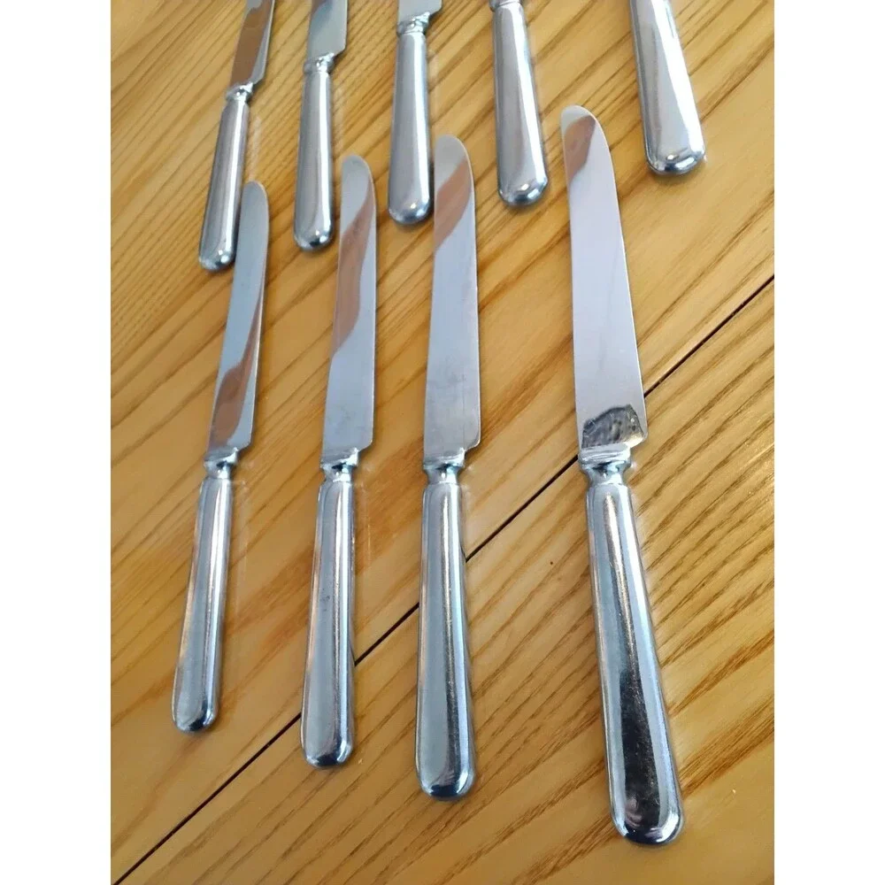 Vintage STA-BRITE Stainless Steel Knives High Quality Stainless Set Of 9